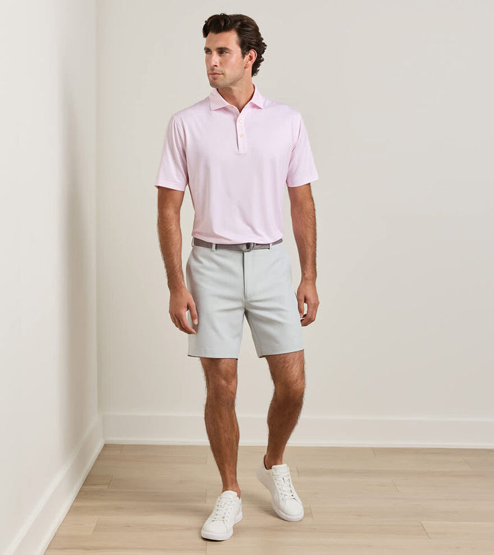 Peter Millar High Drape Performance Salem Short: British Grey