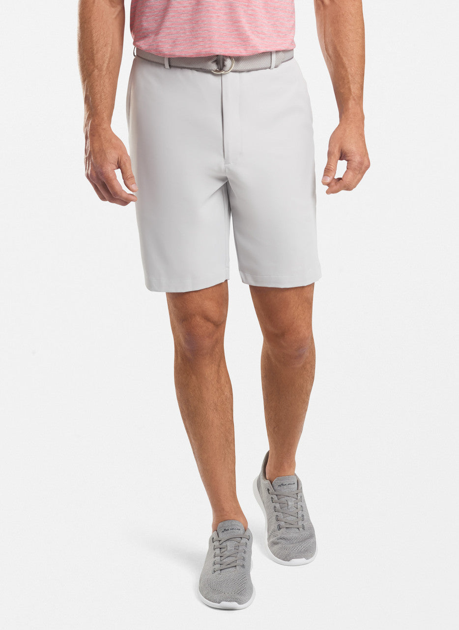 Peter Millar High Drape Performance Salem Short: British Grey