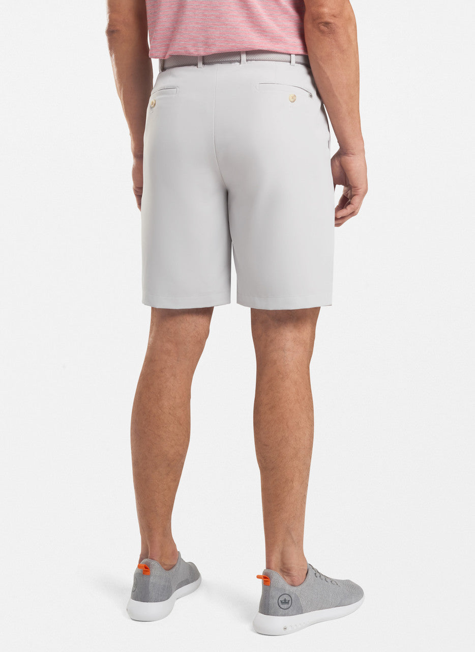 Peter Millar High Drape Performance Salem Short: British Grey