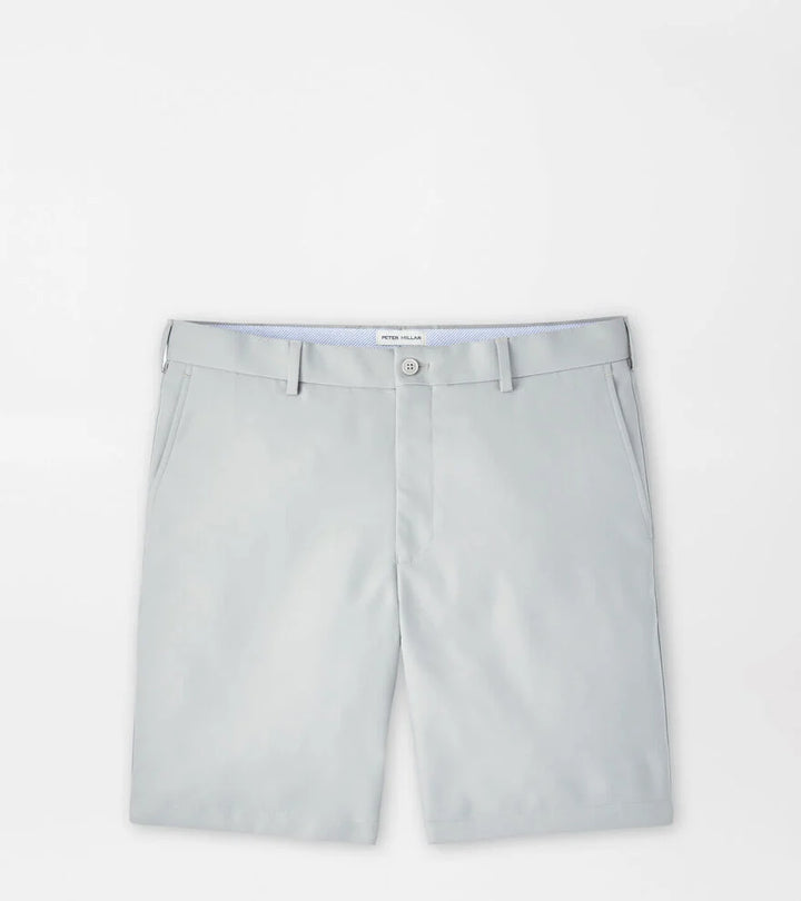 Peter Millar High Drape Performance Salem Short: Gale Grey