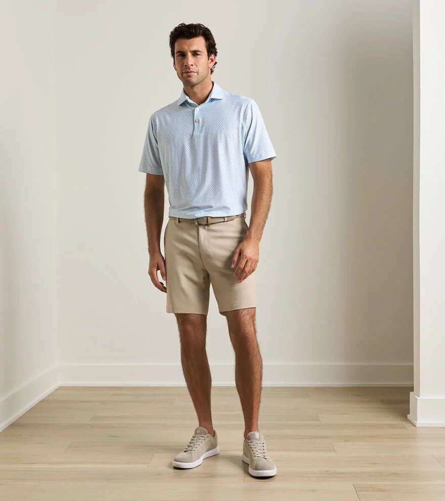 Peter Millar High Drape Performance Salem Short: Khaki