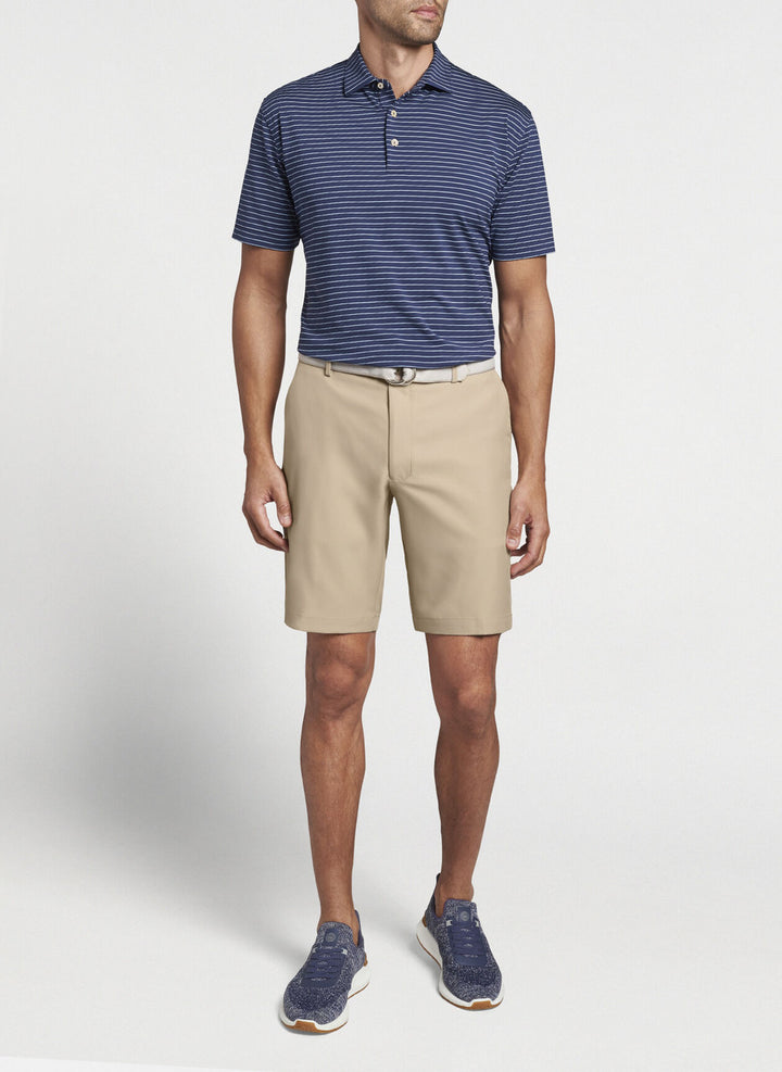 Peter Millar High Drape Performance Salem Short: Khaki