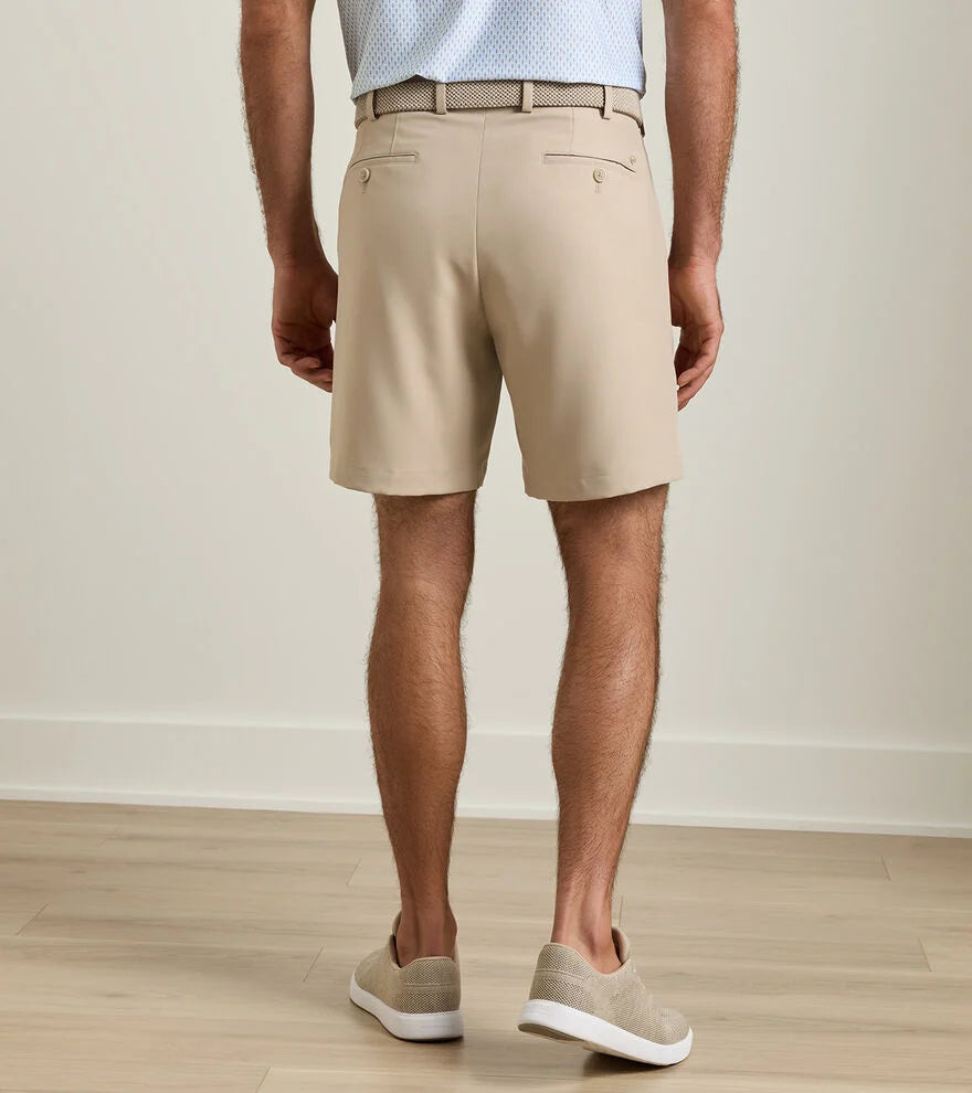 Peter Millar High Drape Performance Salem Short: Khaki