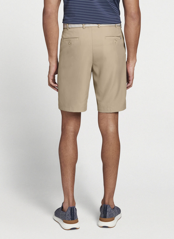 Peter Millar High Drape Performance Salem Short: Khaki