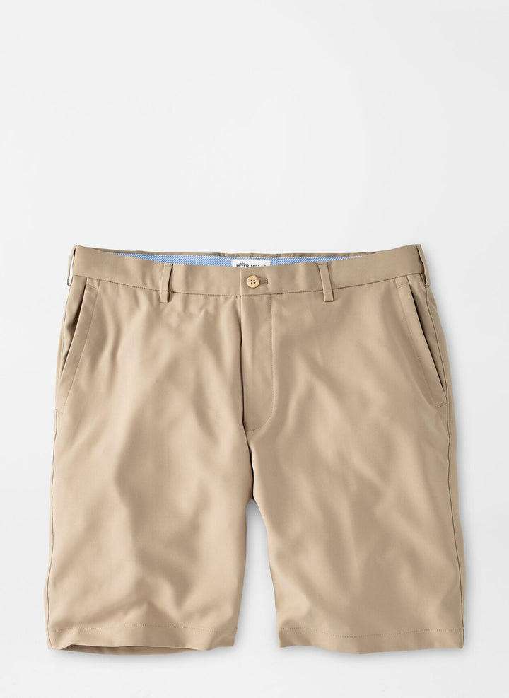 Peter Millar High Drape Performance Salem Short: Khaki