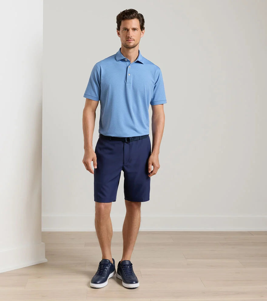 Peter Millar High Drape Performance Salem Short: Navy