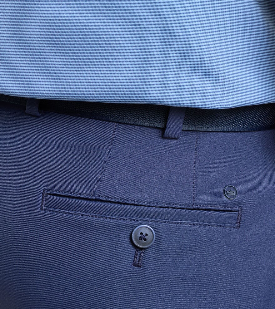 Peter Millar High Drape Performance Salem Short: Navy