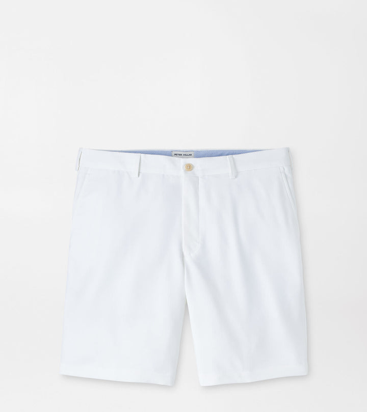 Peter Millar High Drape Performance Salem Short: White