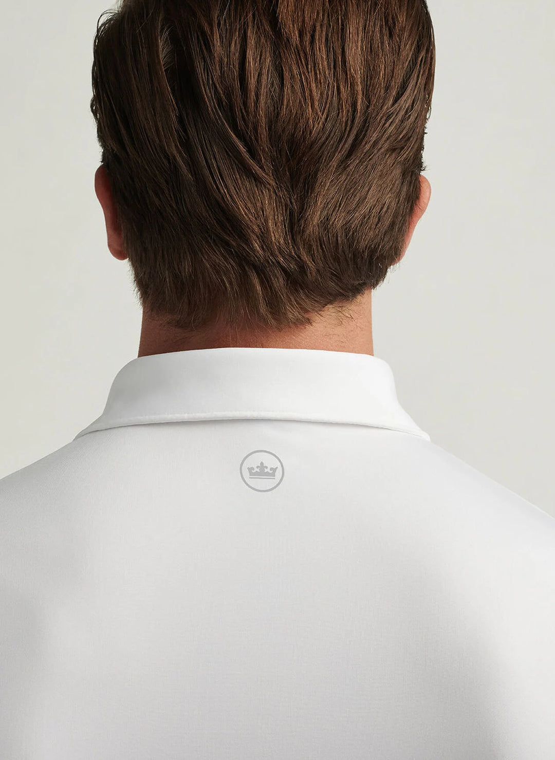 Peter Millar Solid Performance Jersey Polo: White