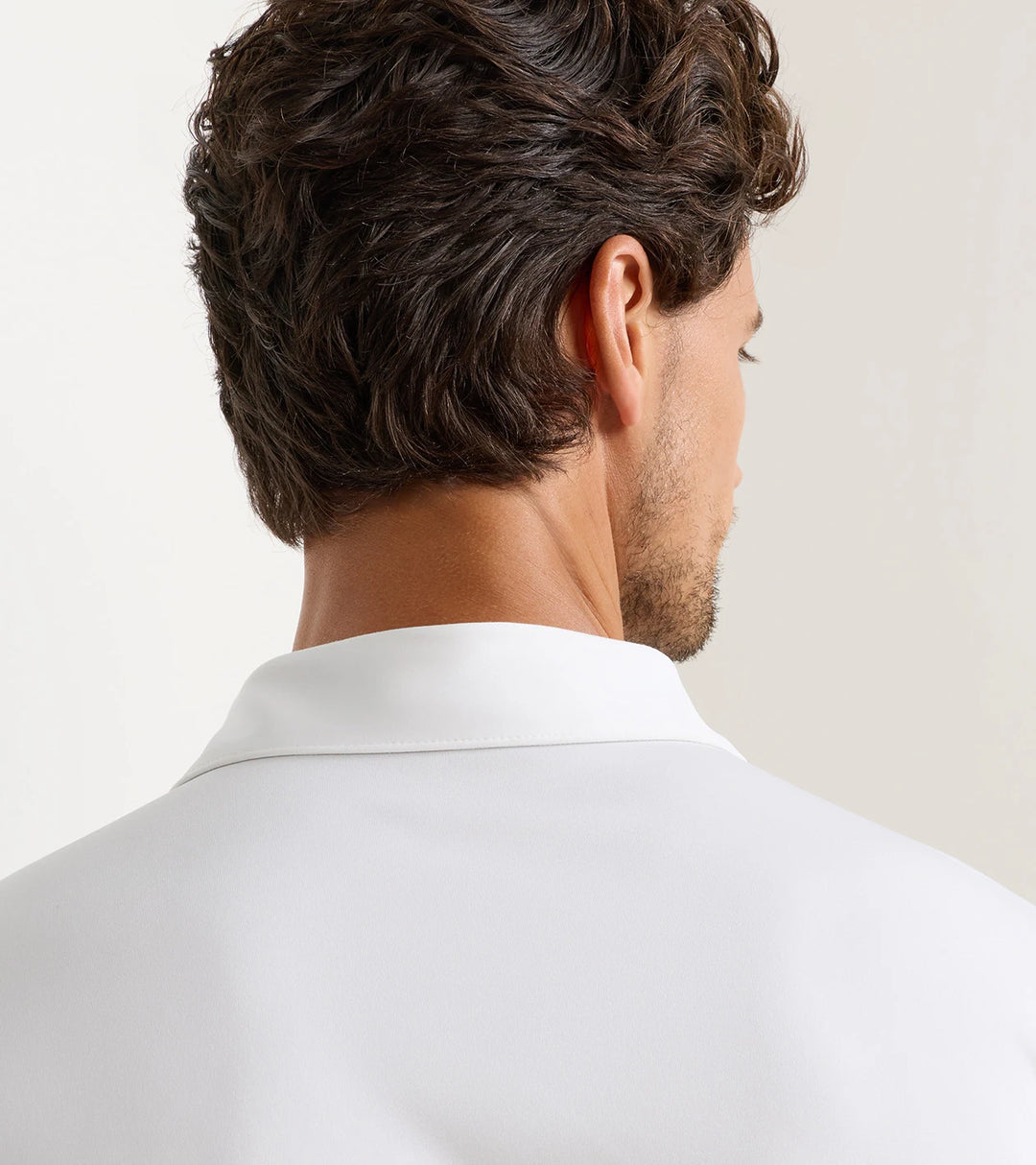 Peter Millar Solid Performance Jersey Polo: White