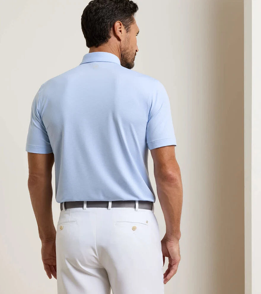 Peter Millar Jubilee Performance Jersey Polo: Cottage Blue