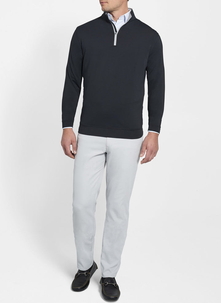 Peter Millar Perth Performance Quarter-Zip: Black