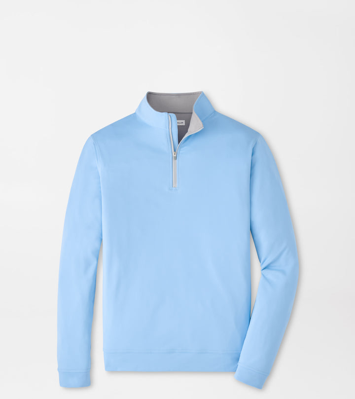 Peter Millar Perth Performance Quarter-Zip: Cottage Blue
