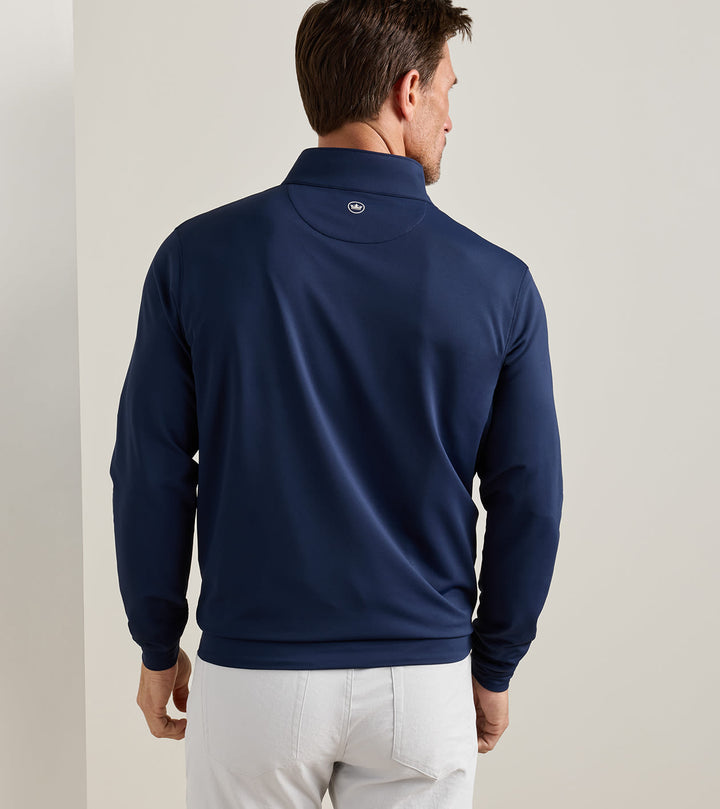 Peter Millar Perth Performance Quarter-Zip: Navy