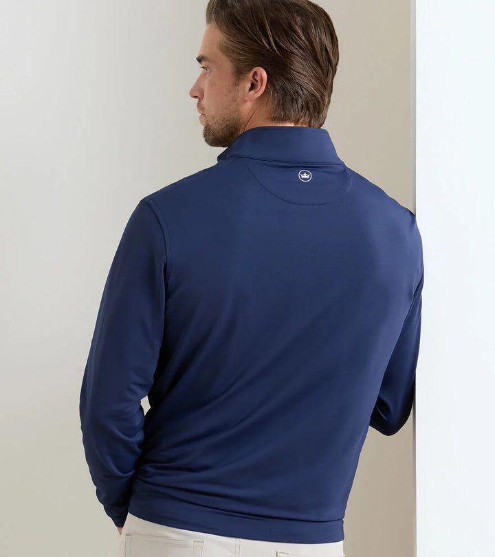 Peter Millar Perth Performance Quarter-Zip: Navy