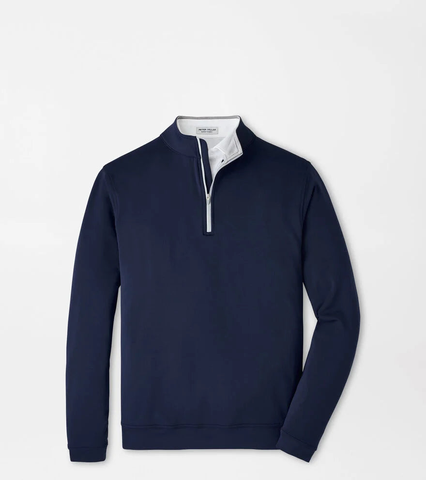 Peter Millar Perth Performance Quarter-Zip: Navy