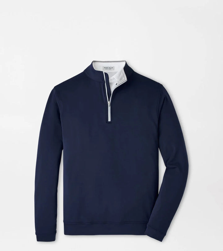 Peter Millar Perth Performance Quarter-Zip: Navy
