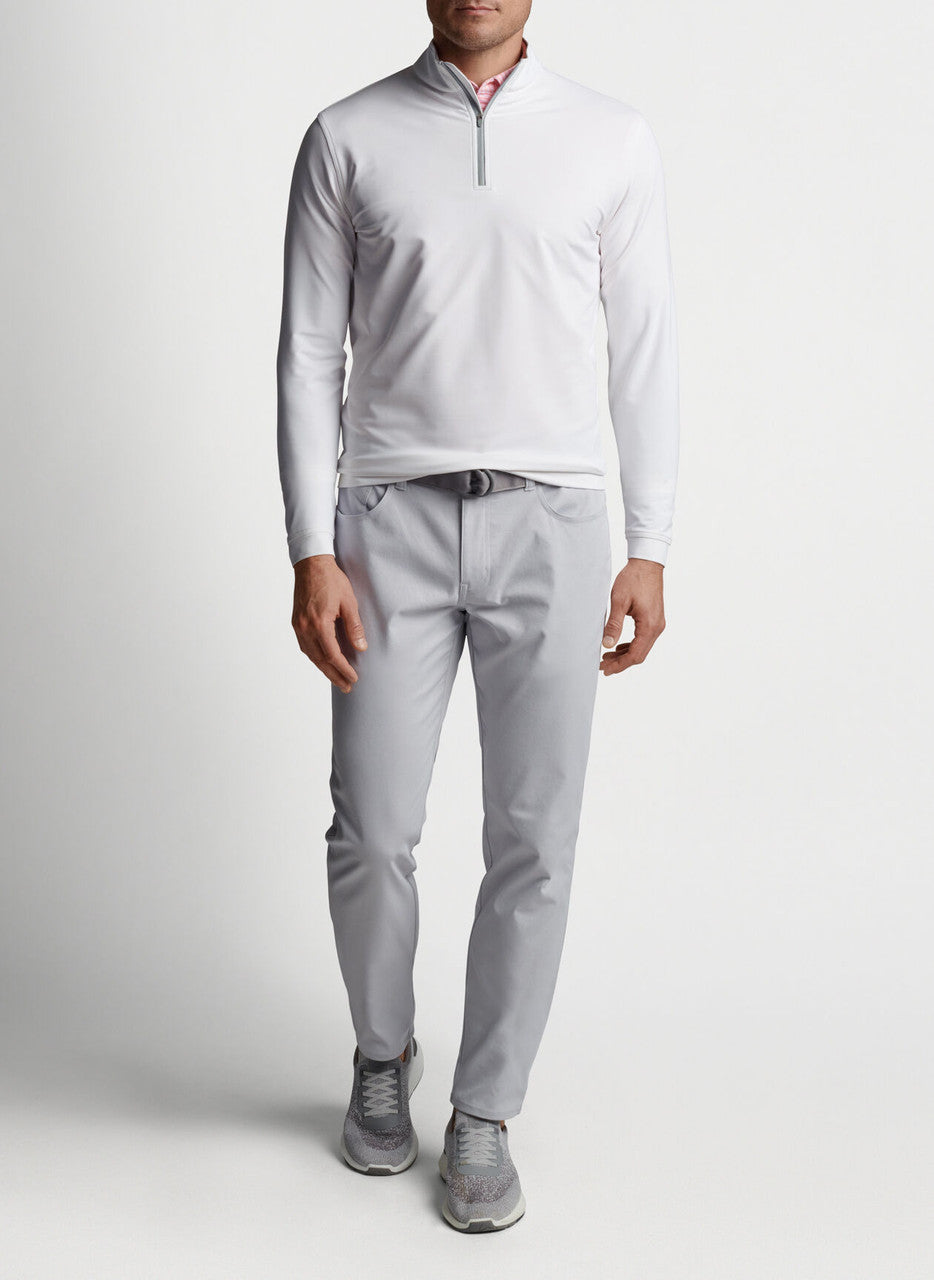 Peter Millar Perth Performance Quarter-Zip: White