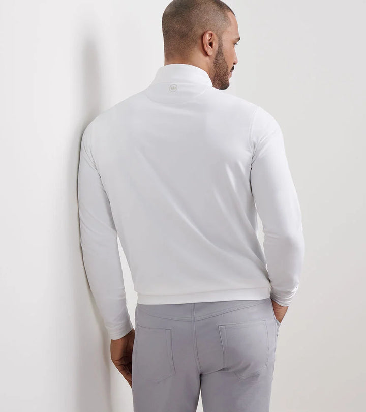 Peter Millar Perth Performance Quarter-Zip: White