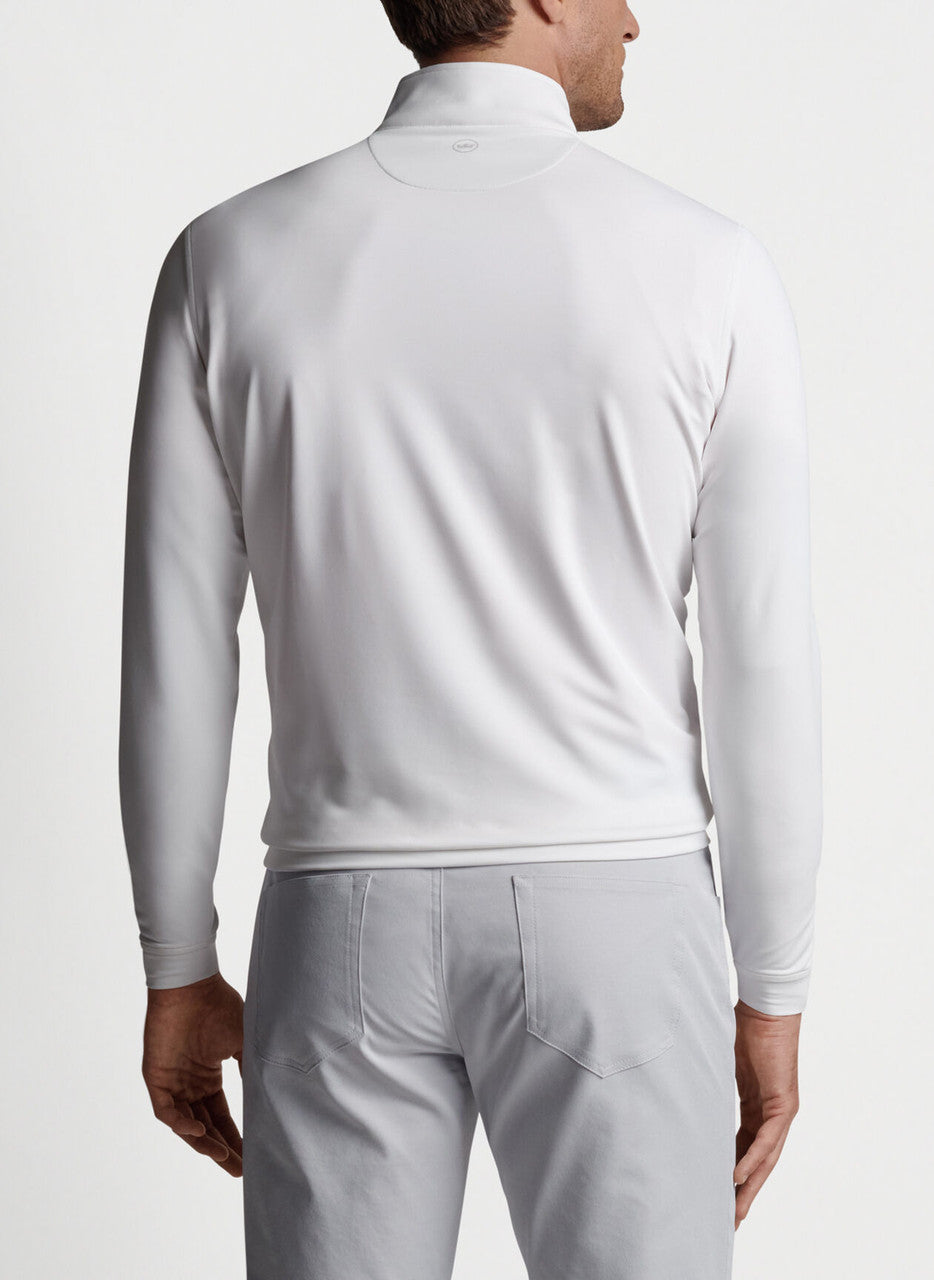 Peter Millar Perth Performance Quarter-Zip: White