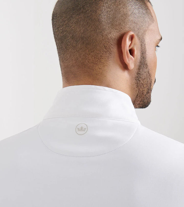 Peter Millar Perth Performance Quarter-Zip: White
