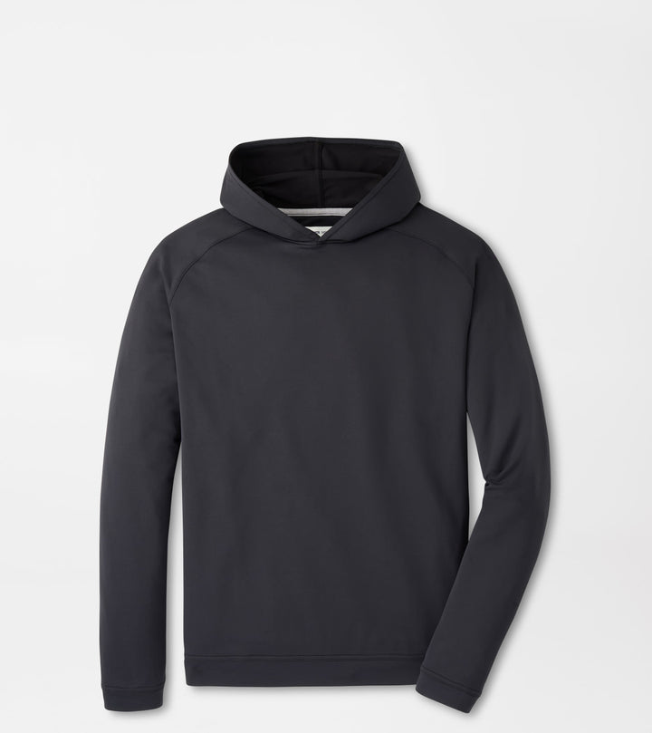 Peter Millar Pine Performance Hoodie: Black