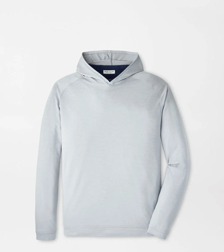Peter Millar Pine Performance Hoodie: Gale Grey