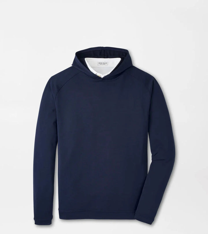 Peter Millar Pine Performance Hoodie: Navy