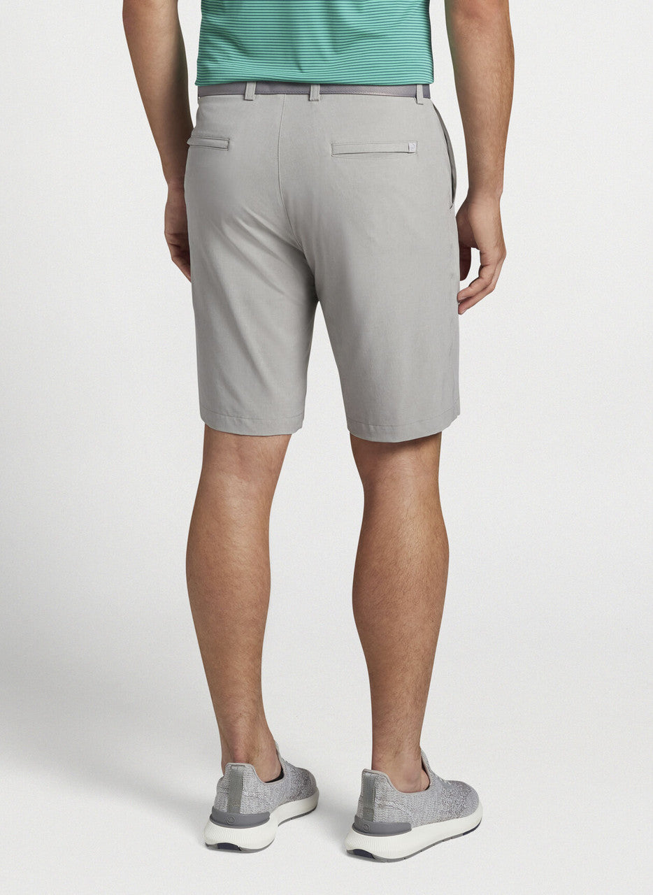 Peter Millar Shackleford Performance Hybrid Short: British Grey