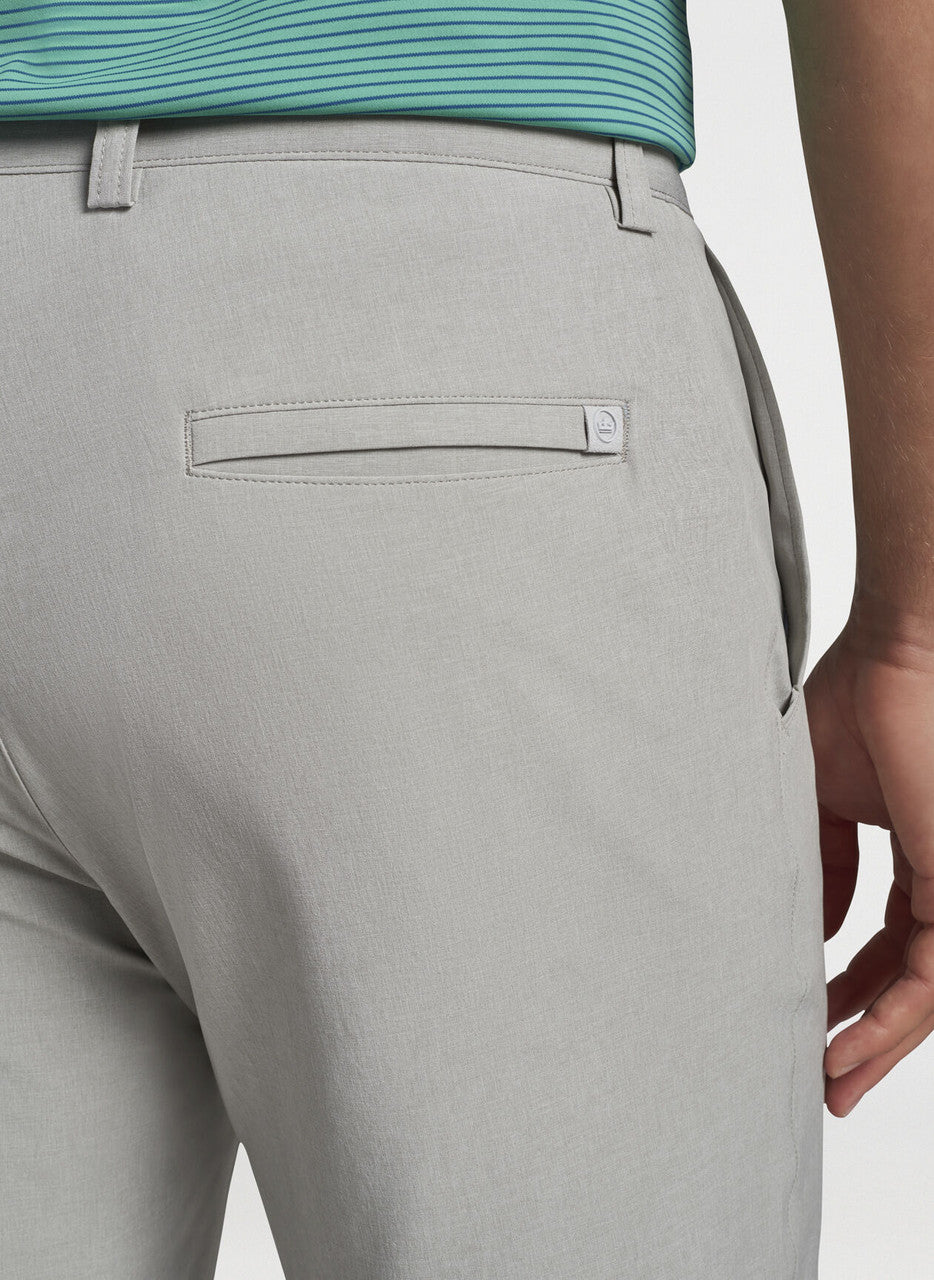 Peter Millar Shackleford Performance Hybrid Short: British Grey