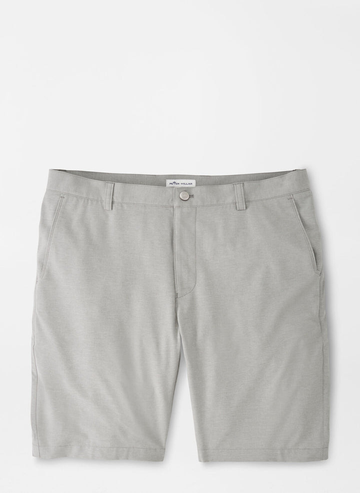 Peter Millar Shackleford Performance Hybrid Short: British Grey