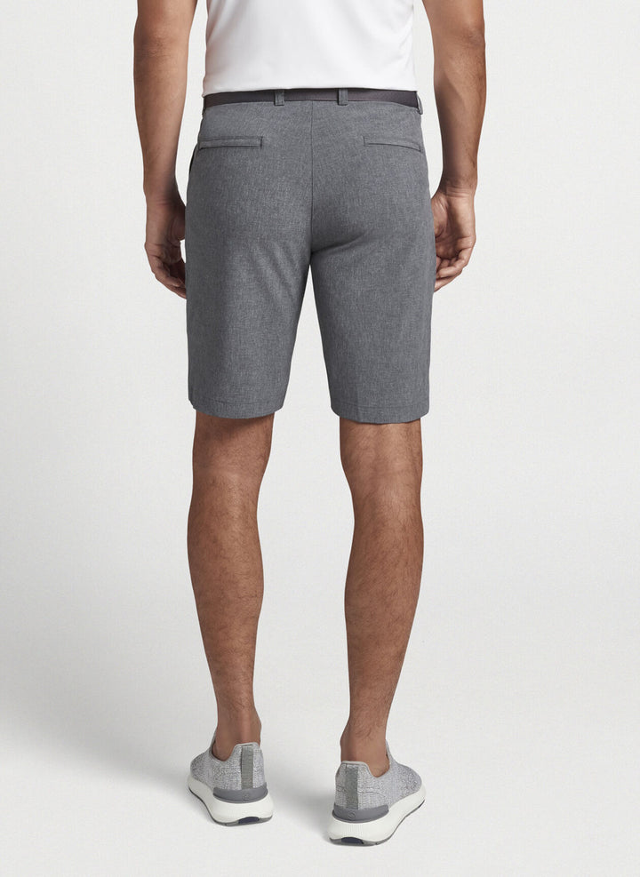 Peter Millar Shackleford Performance Hybrid Short: Iron