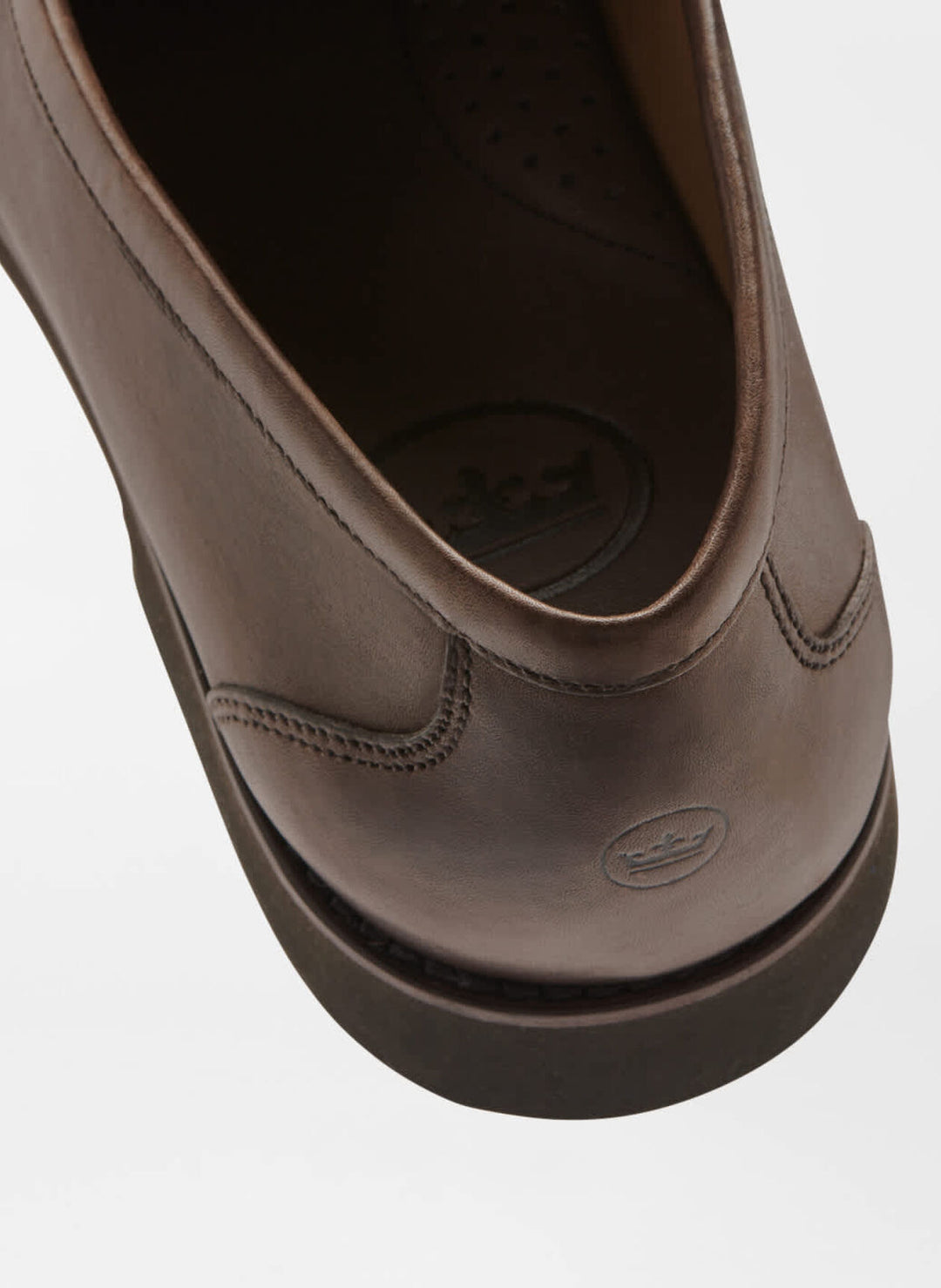 Peter Millar Leather Bit Loafer: Brown