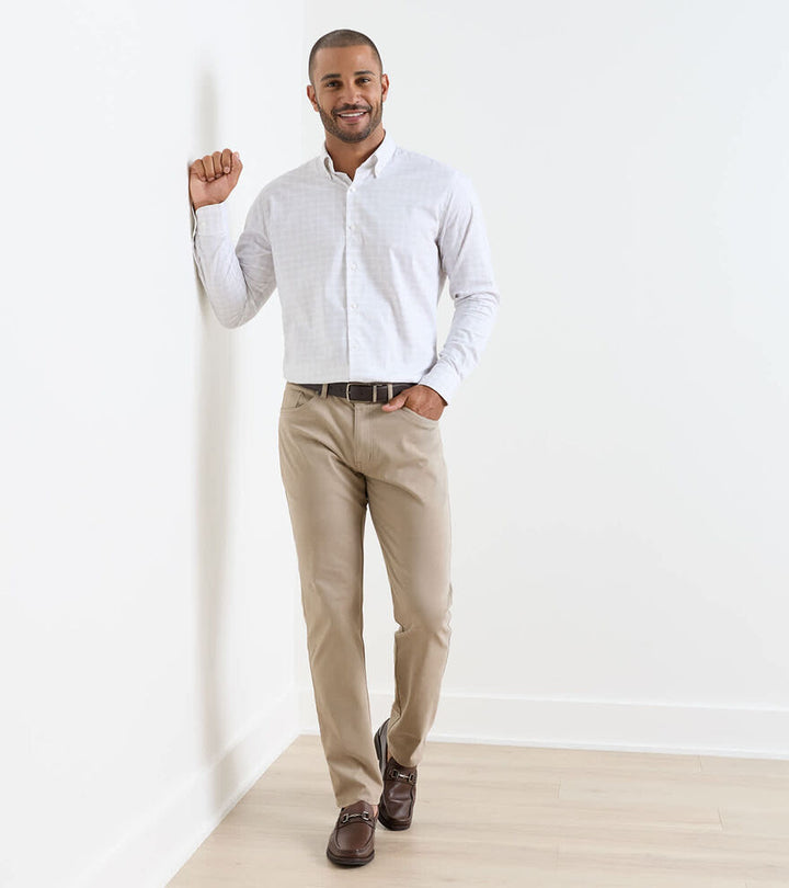 Peter Millar Leather Bit Loafer: Brown