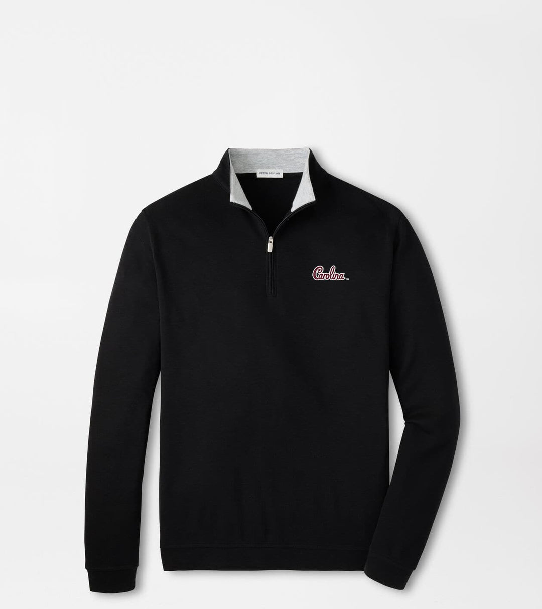 Peter Millar South Carolina Script Crown Comfort Pullover: Black