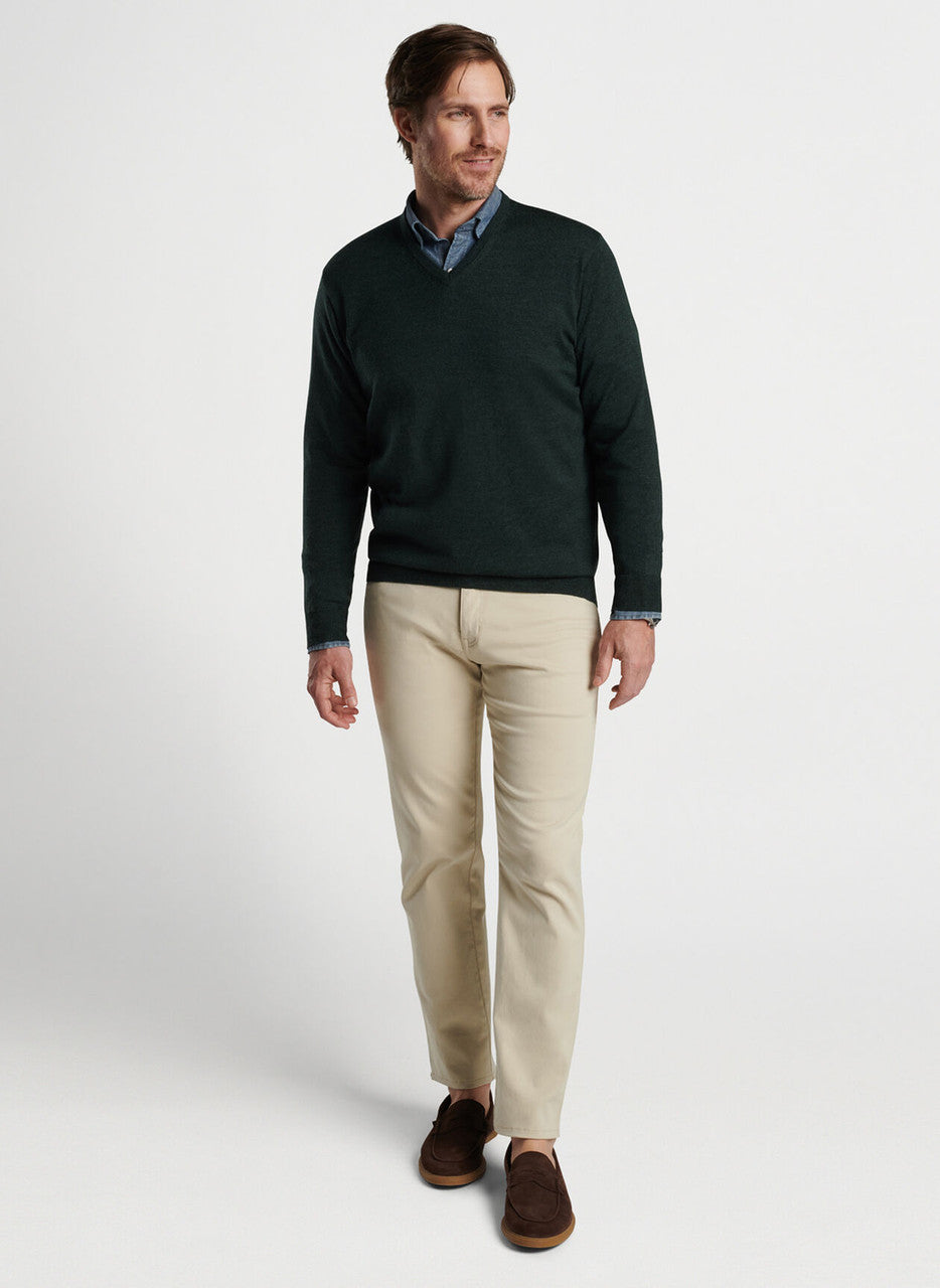 Peter Millar Autumn Crest V-Neck: Balsam