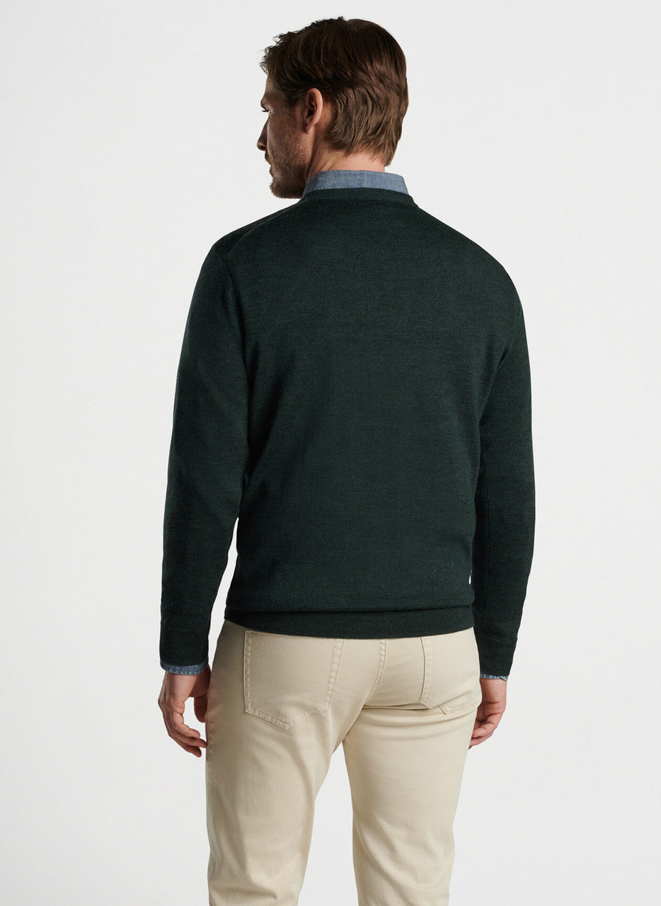 Peter Millar Autumn Crest V-Neck: Balsam