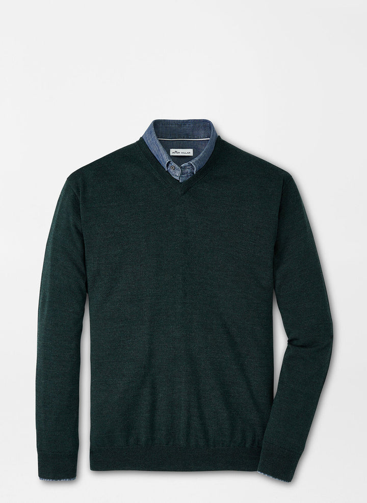 Peter Millar Autumn Crest V-Neck: Balsam