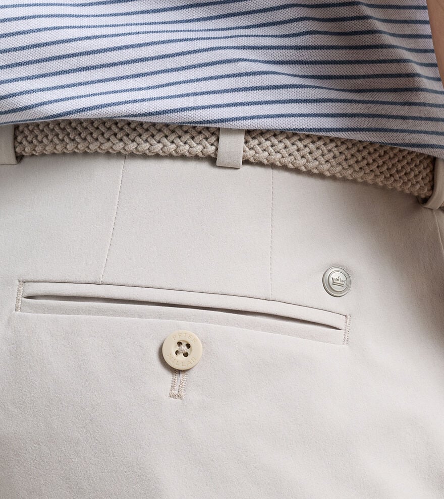 Peter Millar Crown Crafted Surge Performance Trouser: Oatmeal
