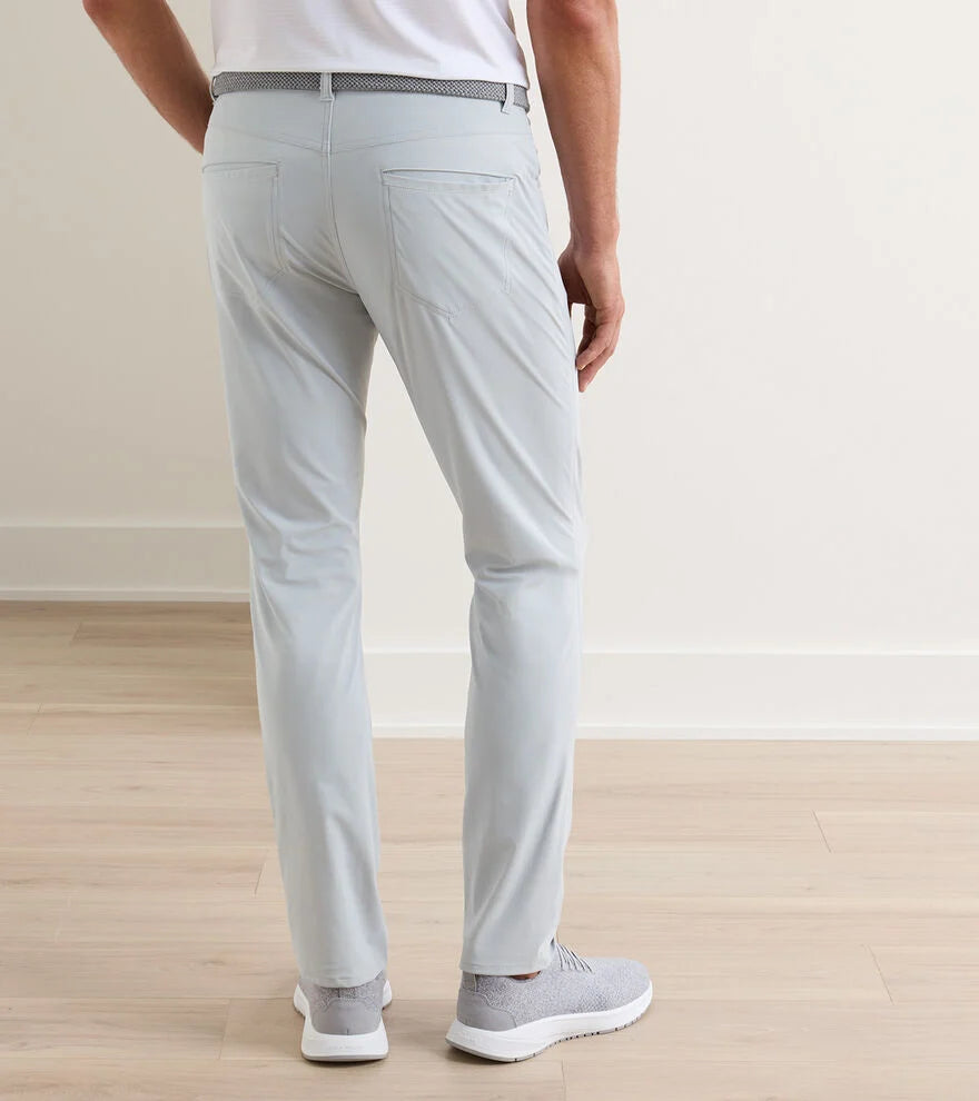 Peter Millar Bingham Performance Five-Pocket Pant: British Grey