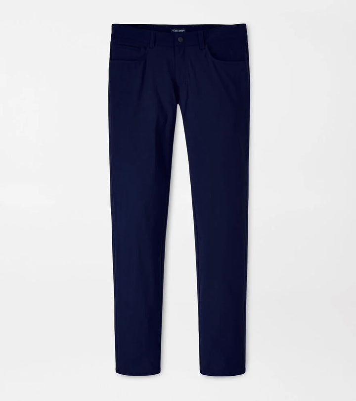 Peter Millar Bingham Performance Five-Pocket Pant: Navy