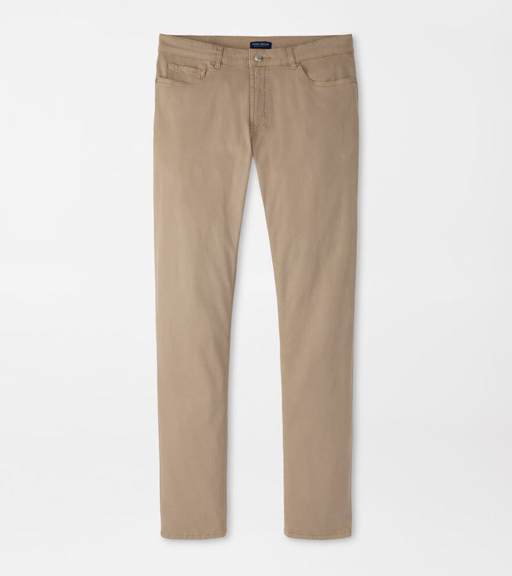 Peter Millar Crown Crafted Wayfare Five-Pocket Pant: Classic Khaki