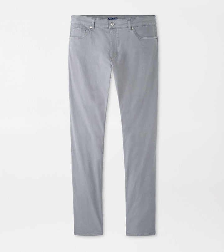 Peter Millar Crown Crafted Wayfare Five-Pocket Pant: Classic Grey
