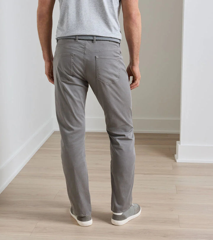 Peter Millar Crown Crafted Wayfare Five-Pocket Pant: Classic Grey