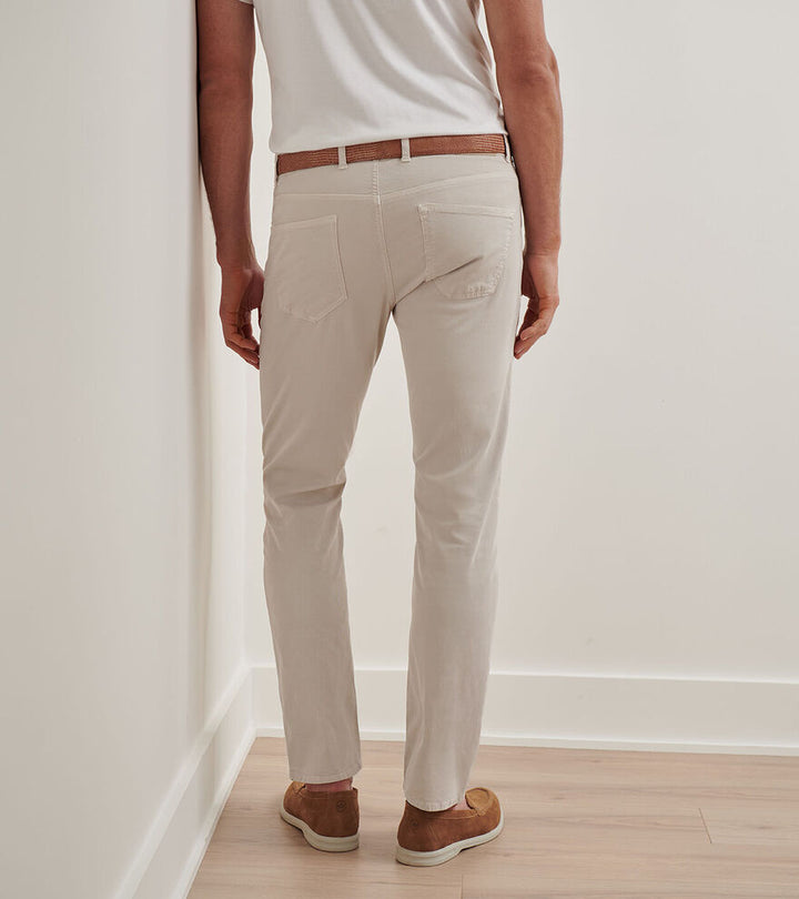 Peter Millar Crown Crafted Wayfare Five-Pocket Pant: Classic Stone