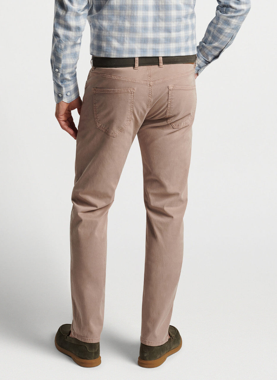 Peter Millar Crown Crafted Wayfare Five-Pocket Pant: Khaki