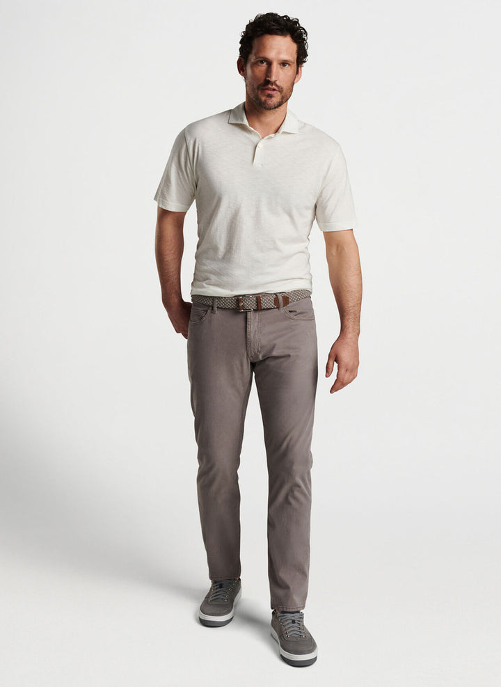 Peter Millar Crown Crafted Wayfare Five-Pocket Pant: Nickel