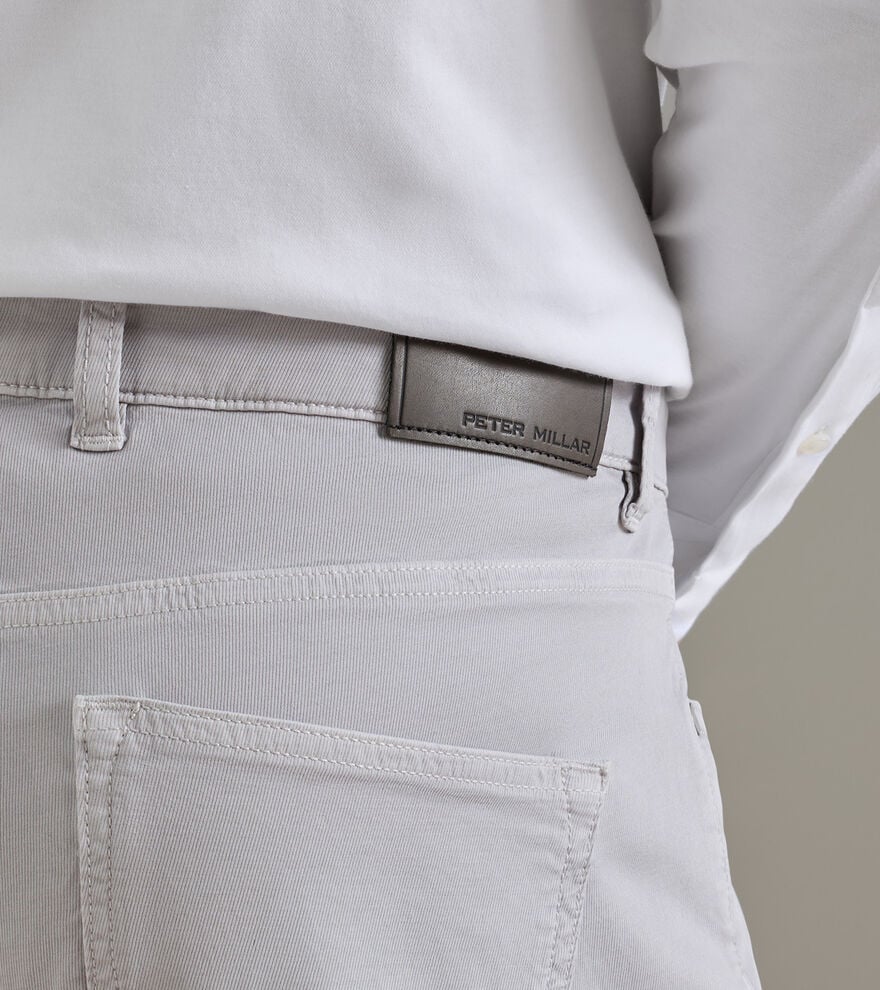 Peter Millar Crown Crafted Wayfare Five-Pocket Pant: Platinum