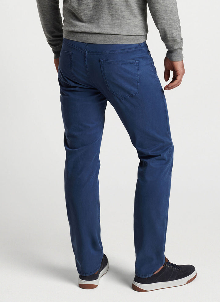 Peter Millar Crown Crafted Wayfare Five-Pocket Pant: Riviera Blue