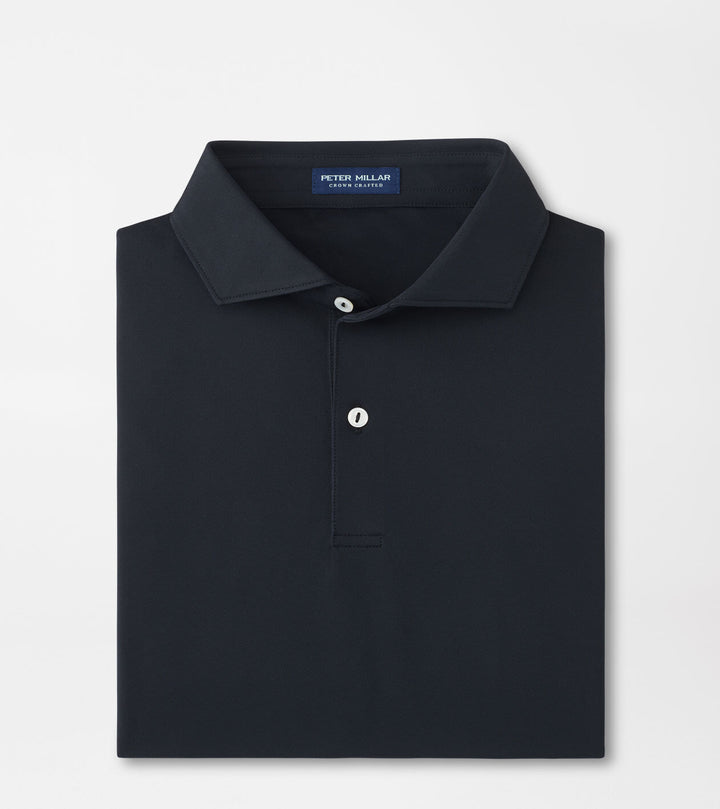 Peter Millar Soul Performance Mesh Polo: Black